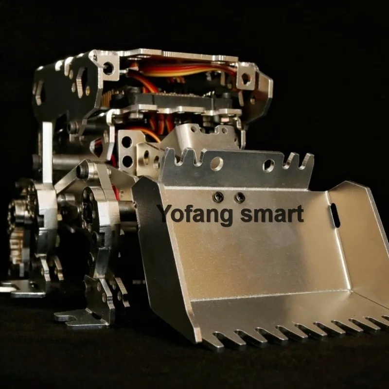 Mg90S Spider Robot Metallo Hexapod Robot Bulldozer Robot Per Arduino Kit FAI DA TE App Creatore di Controllo Per NANO Robot Programmabile RC Giocattolo