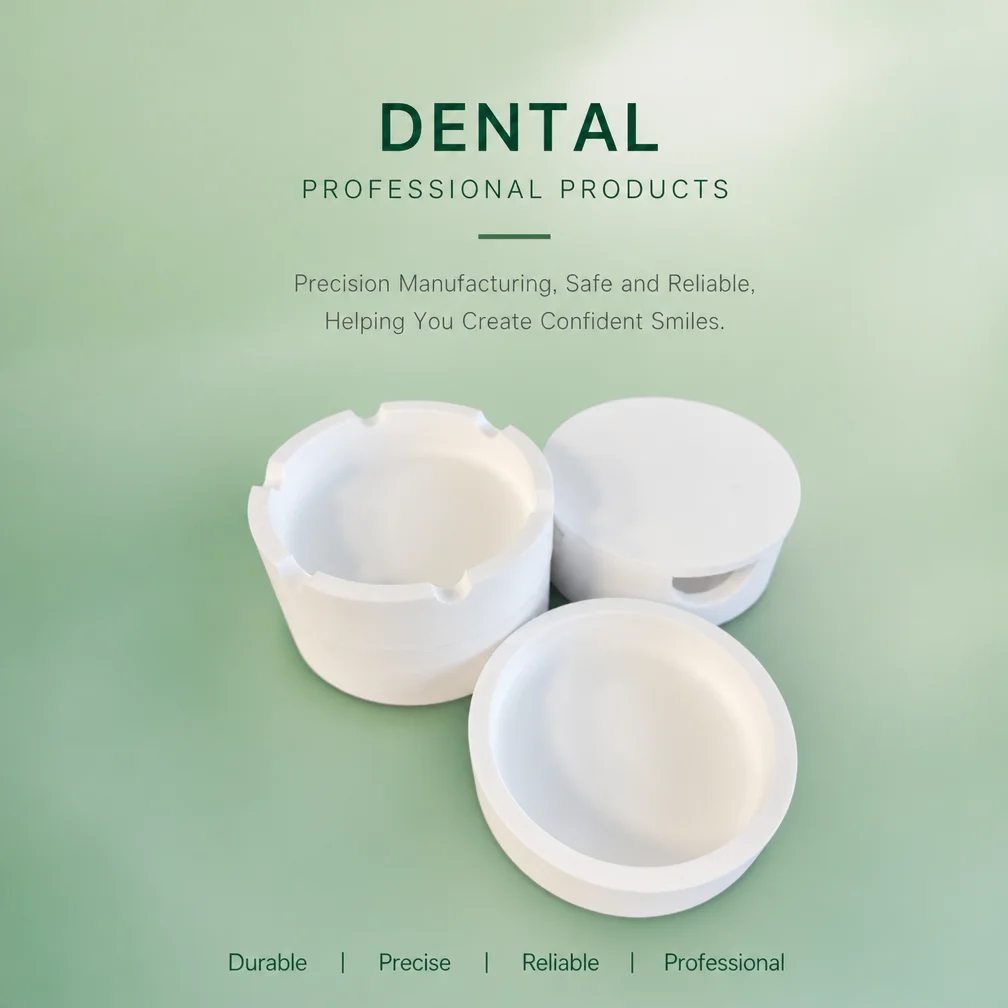 Professional High Temp Alumina Ceramic Sintering Tray with Lid Round Square Notched for Dental Lab Zirconia Sintering Use