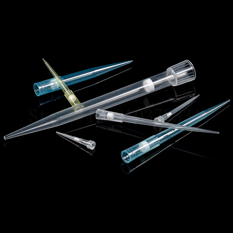 실험실 PP 플라스틱 피펫 필터 팁 (샌드 코어 필터 포함) 디스펜서 마이크로피펫 샌드 코어 피펫 팁용