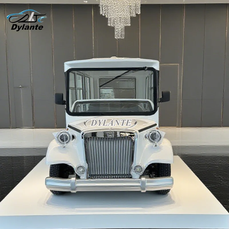 

Электрический экскурсионный автомобиль в стиле ретро, 11-местный классический электромобиль с дверью, роскошный антикварный классический автомобиль