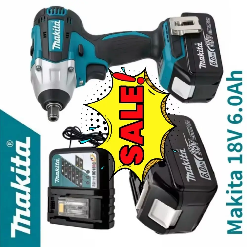 

Аккумулятор Makita 18В 6.0Ач высокого качества для электроинструментов, совместимый с BL1830 BL1830B BL1840 BL1840B BL1850