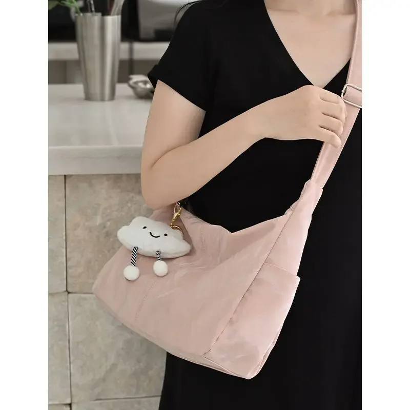 Xiuya Elegant Shoulder Bag for Women Fashion Aesthetic Cute Korean Popular Crossbody Bag Exquisite Literary Female New Handbag