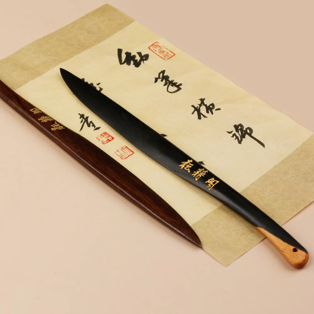 قاطعة ورق خشبية مريحة للأظرف الخط خفيفة الوزن ومريحة وسهلة الحمل ومناسبة للاستخدام المنزلي والمكتبي #5