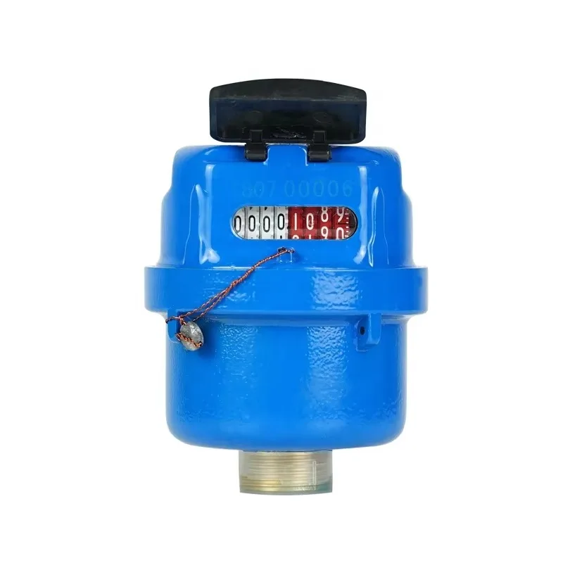 C Class Brass Water Meter R160 T50 Copper Body Mini Bypass Water Flow Measuring Instrument