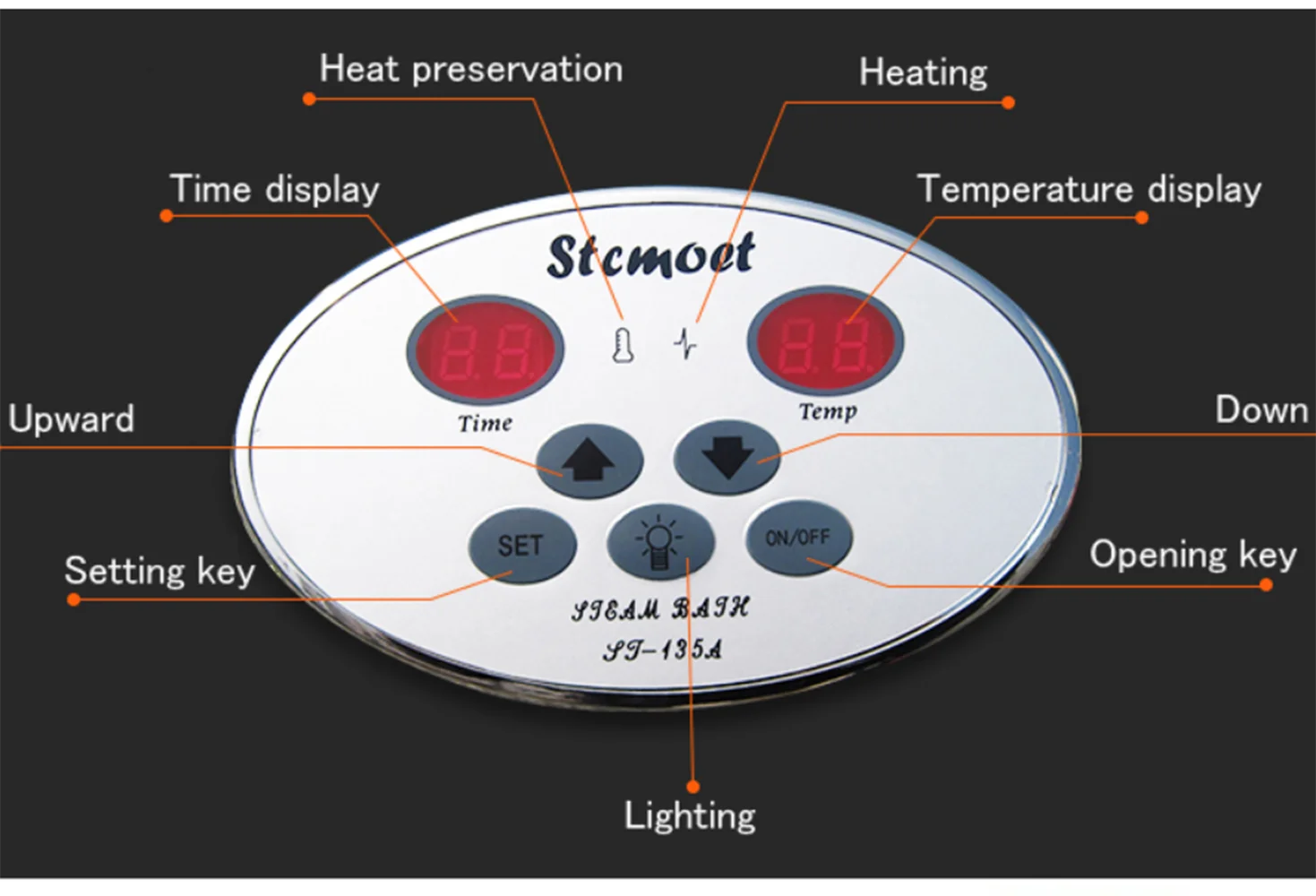 6KW Steam Generator Sauna Steam Bath Machine For Shower Home Sauna Room SPA Steam Machine with Digital Controller