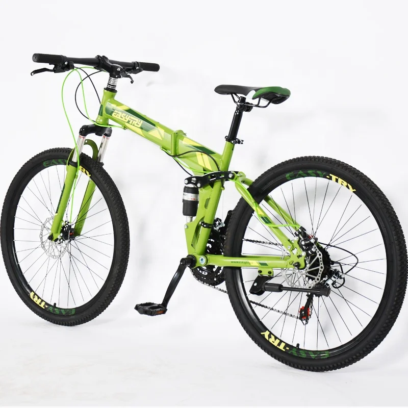 

Hot Sale Foldable Mtb Steel Frame Rear Suspension Customize logo 26 Inch Mountain Bicycle