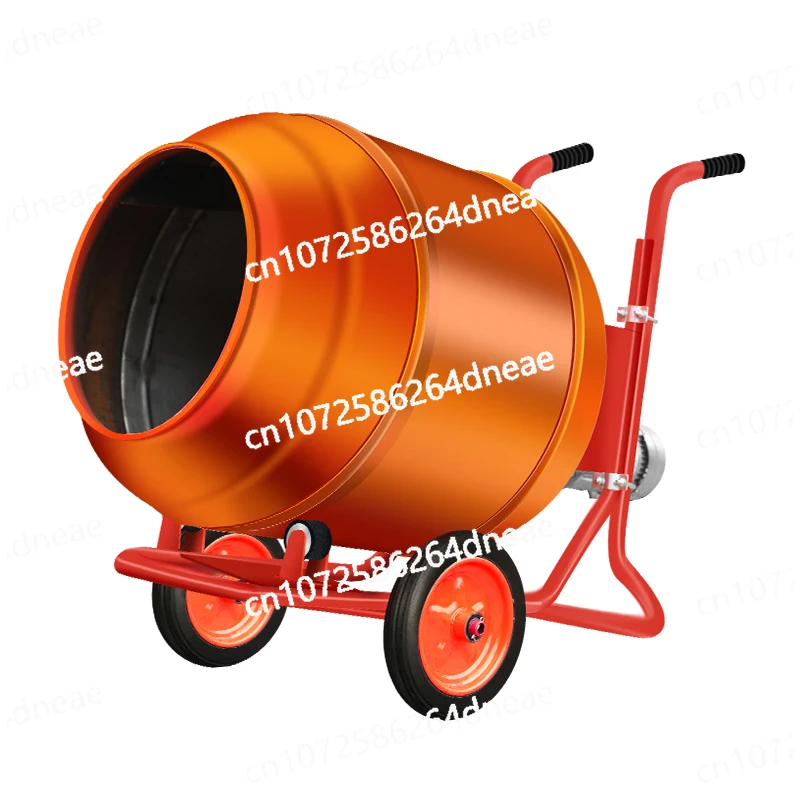 

Electric mixer Small household cement concrete mortar feed construction site ash drum type 220v mixer