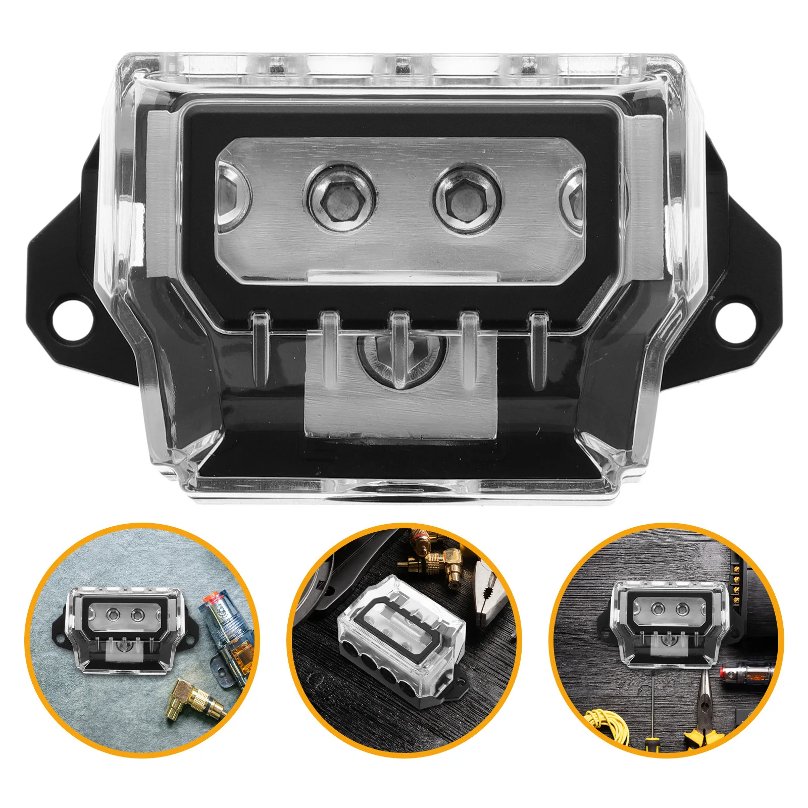 

Power Distribution Block Car Audio Amplifier Ground Splitter Amp Distributor for High Current Charging Distribution and