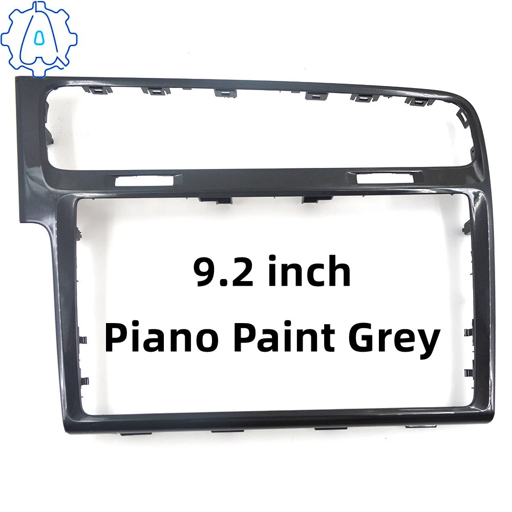 For VW Golf 7 MK7 Golf 7.5 MK7.5 OEM MIB Screen Bezel 8 inch / 9.2 inch Piano Black MIB Frame Radio Panel Decorative Frame