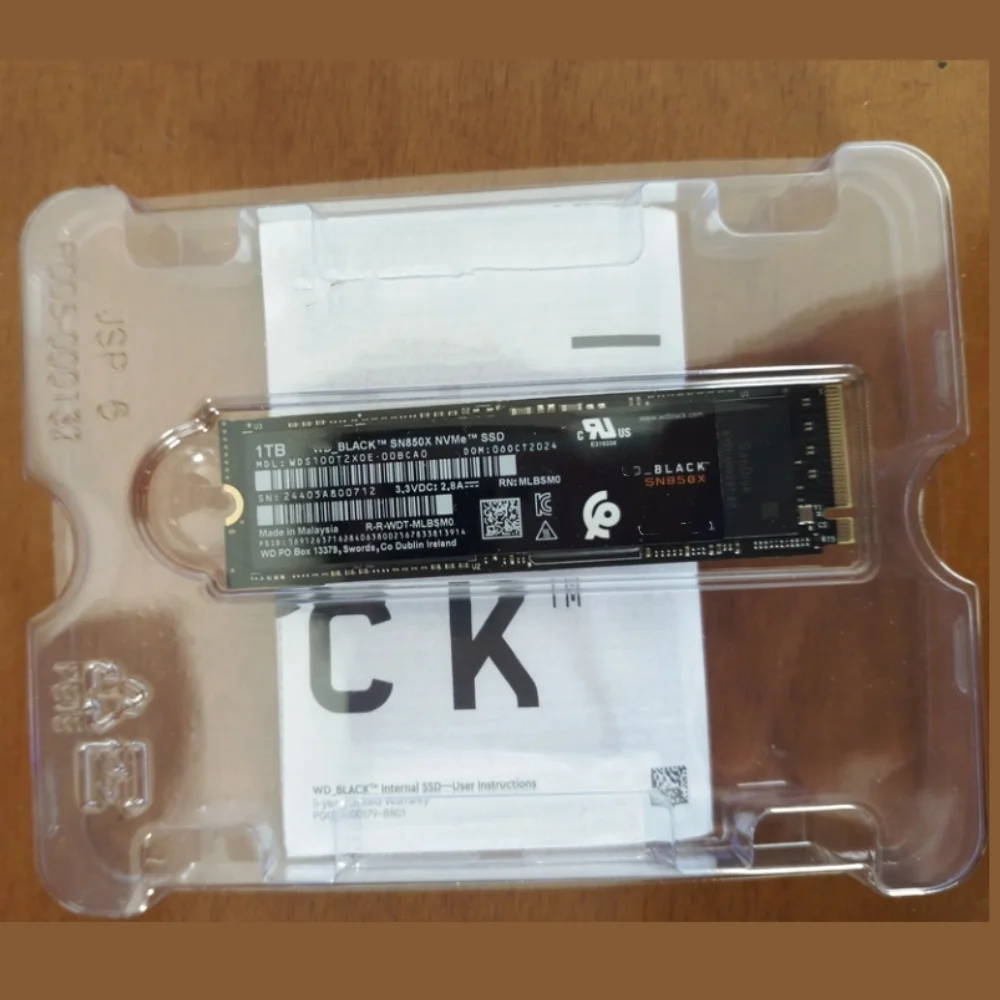 SN850X SSD 1 تيرا بايت 2 تيرا بايت NVMe Gen4 PCIe M.2 2280 PCIe 4.0X4 SN770 محرك قرص الحالة الصلبة الداخلي لأجهزة الكمبيوتر المحمول المكتبية WD PS5 #4