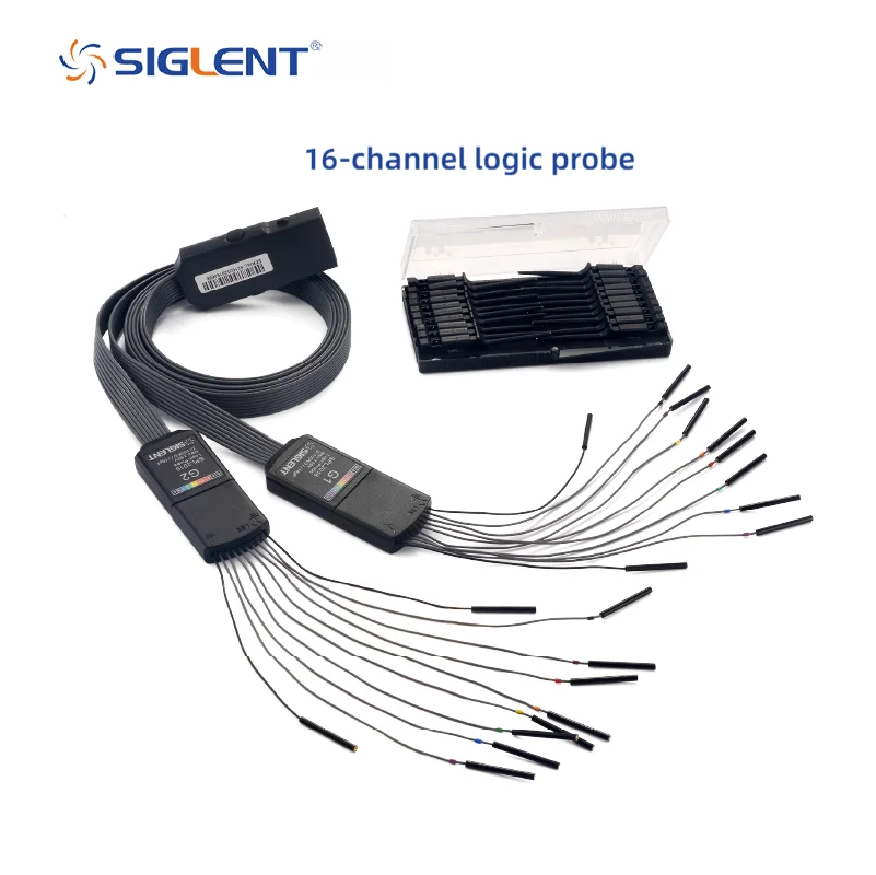 

SIGLENT SPL2016/SLA1016 16-Channel Logic Probe for Oscilloscope; Logic Analyzer Probe for Oscill 16-Channel Logic Probe