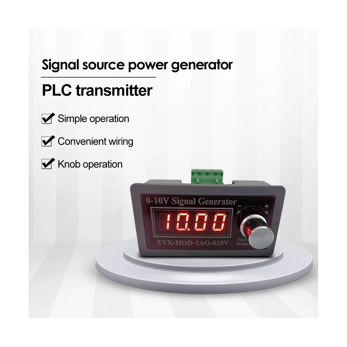 Adjustable Voltage Analog Simulator 0-10V 5-10V Voltage Signal Generator Signal Sources PLC Signal Control