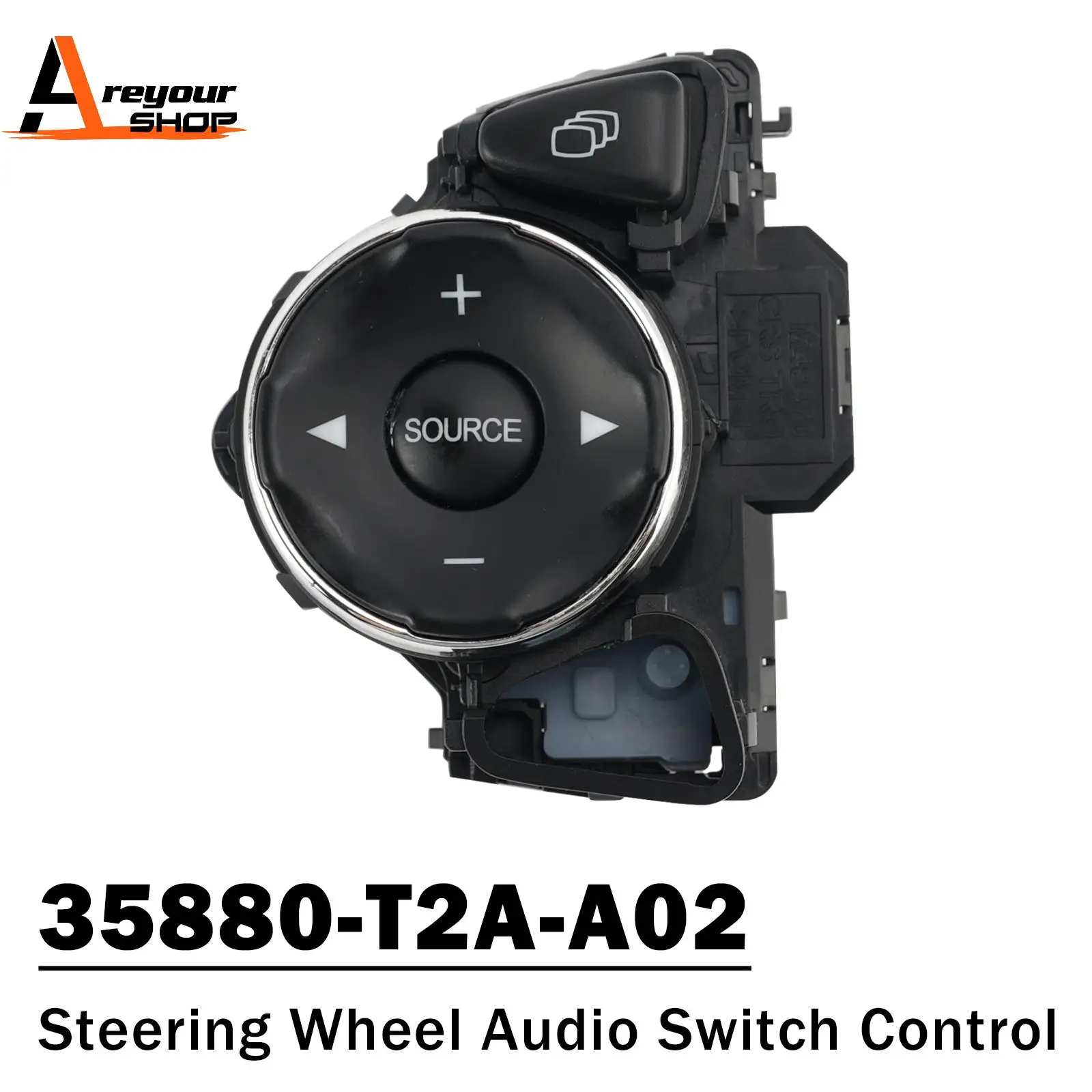 Areyourshop 35880-T2A-A02 Steering Wheel Audio Switch Control for Honda Accord 2013 2014 2015 2016 2017