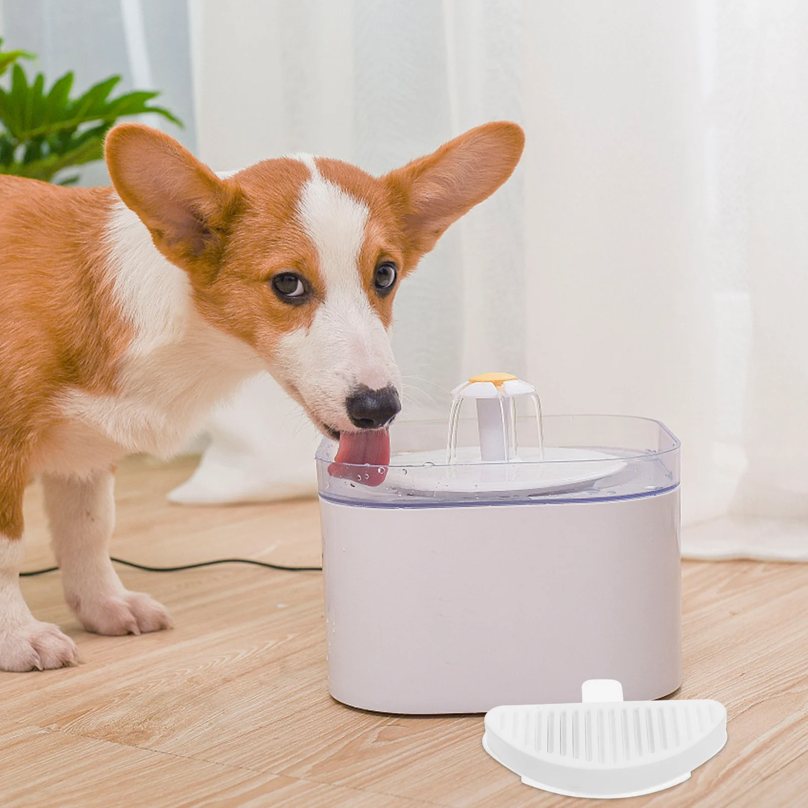 

1Set Cat Fountain Filter Replacement Parts Premium Safe Material Fresh Drinking Experience Pet Water Dispenser Accessories