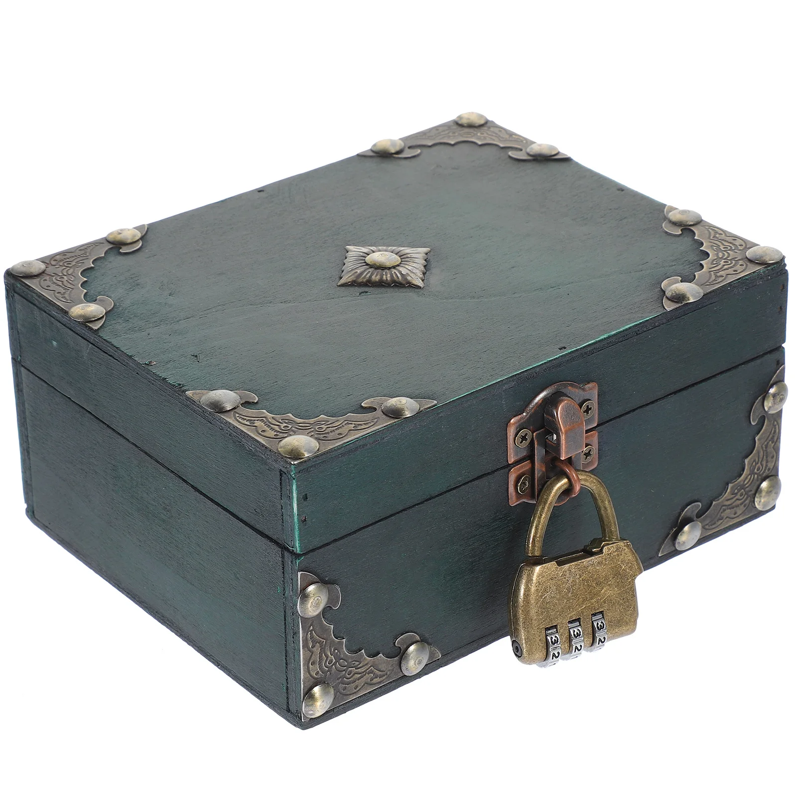 

Vintage Wood Trinket Box Jewelry Storage Organizer Case for Ring Pendant Necklace Diamond Amber Sundries Portable Box