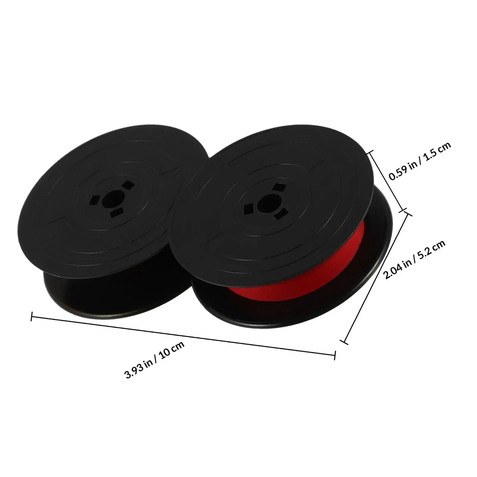 Dual Color Typewriter Ribbon Black and Red Ink for Vintage Mechanical English Typewriters Compatible with Feiyu Hero Changkong