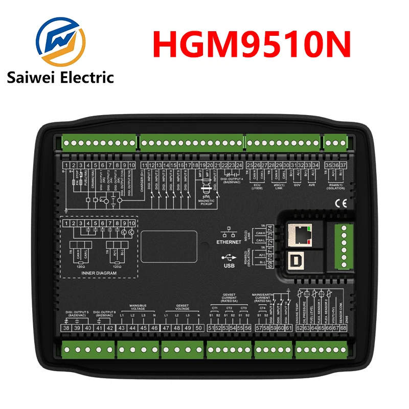 Smartgen HGM9510N Generator Controller for Manual/Auto Parallel System Generators Original high quality hot selling