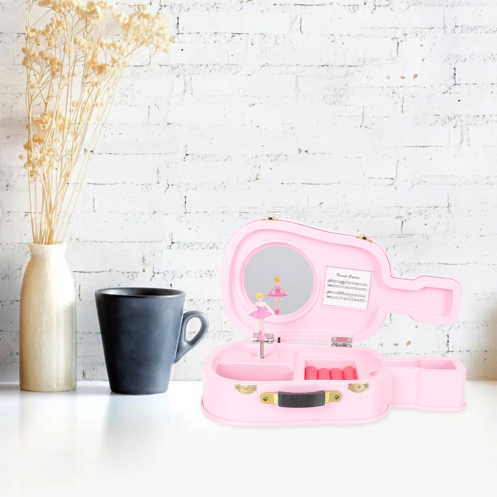 Violin Music Box Jewelry Storage Kid Gifts Musical Instruments Ornaments Guitar