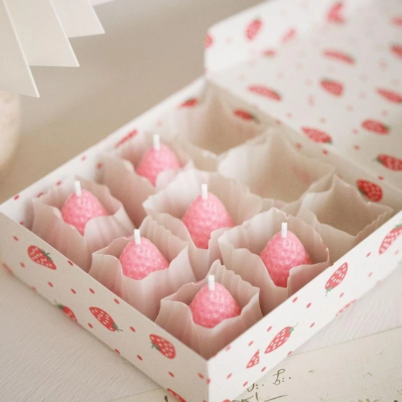 

Soft Silicone Strawberry Scented Mold Perfect For Home And Studio Use