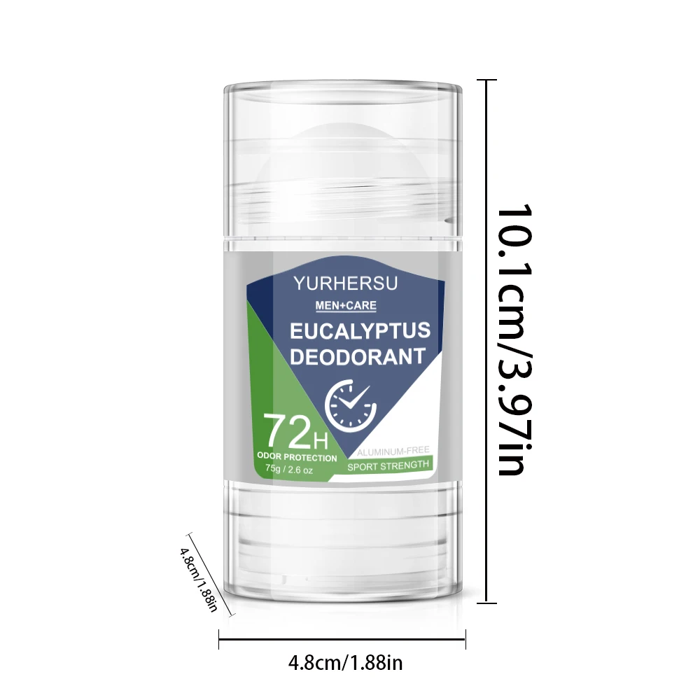 مزيل عرق الأوكالبتوس لرائحة تحت الإبط - حماية قوية للعرق، سريعة الجفاف، بدون علامات بيضاء