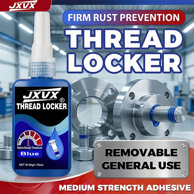 Threadlocker 243-271—Suitable for metal screws—Medium/High Strength (Blue/Red) Anti-loosening Anaerobic Adhesive