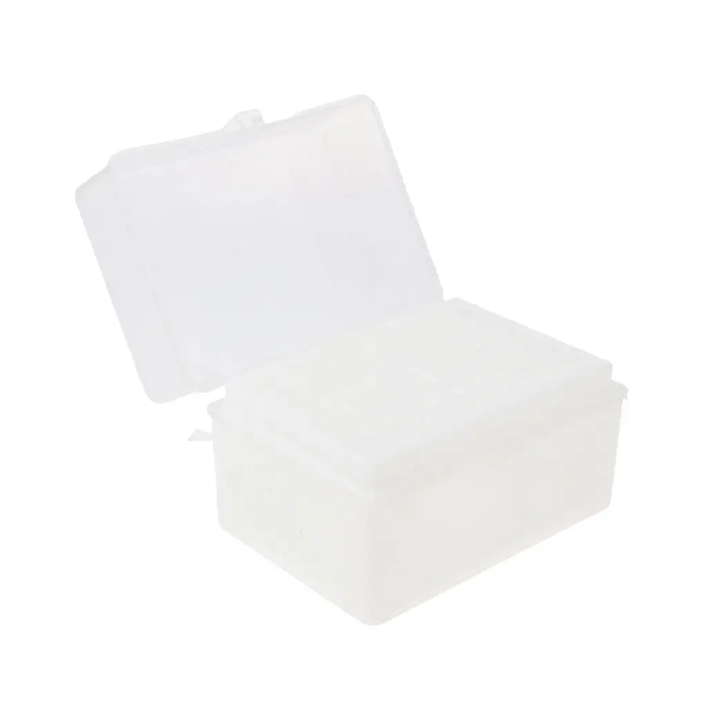 Laboratory Rectangular 60 Positions 1000uL Pipette Pipettor Tip Holder Box