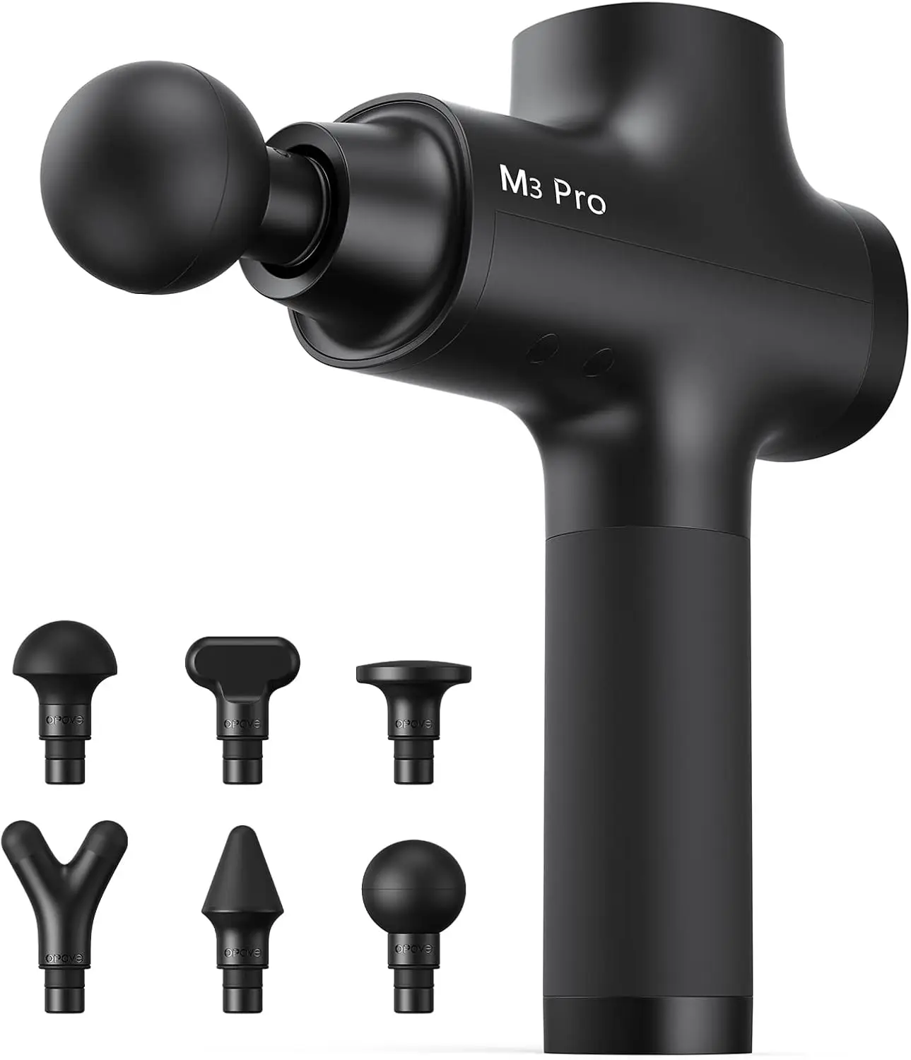 

M3 Pro Deep Tissue Massage Gun for Athletes, Powerful & Quiet Percussion Therapy with 4-8 Hours Battery Life, Black