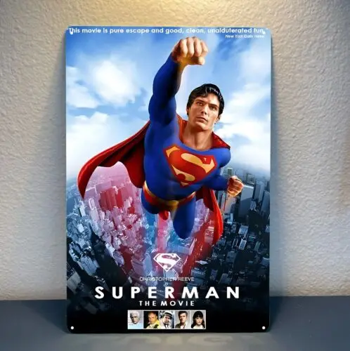 Film-Metallposter – Sammler-Blechschild – Größe: 20 x 30 cm – Aluminium