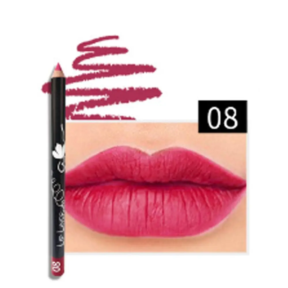 New Waterproof Matte Lipliner Smooth Sweatproof Lip Liner Pencils Natural Long Lasting Lipliner Pen