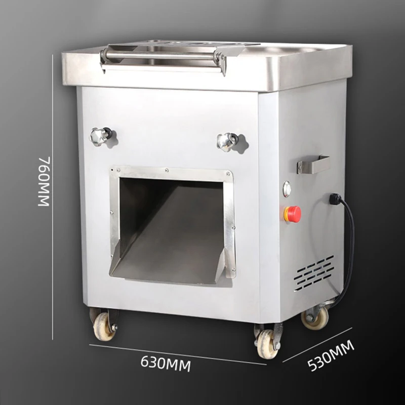 Industrial Fresh Meat Cutting Machine Shredding Stainless Steel Automatic Meat Slicer Small Electric Meat Dicing Machine