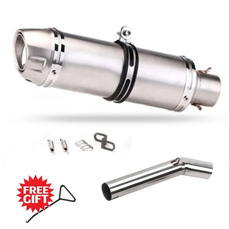 For Yamaha FZS 600 Fazer 1998 - 2003 For Honda CB1300 2003 - 2013 Motorcycle Exhaust Moto Escape Mid Link Pipe DB Killer Muffler