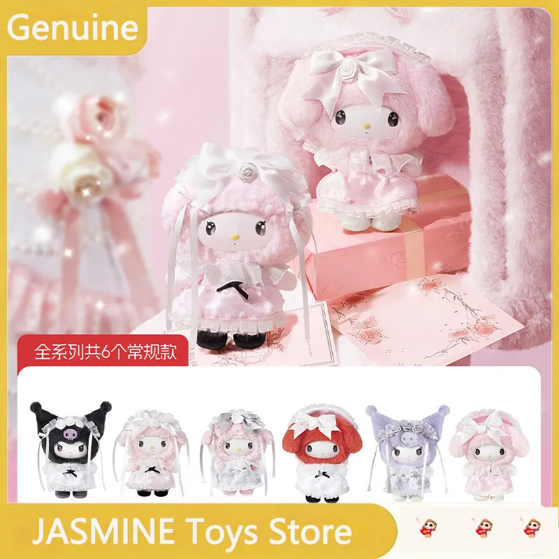 

В наличии: Коллекционная серия Sanrio Family Rose Garden Dream – Загадочная коробка с милыми виниловыми плюшевыми куклами-игрушками, коллекционные украшения, подарок для фанатов аниме