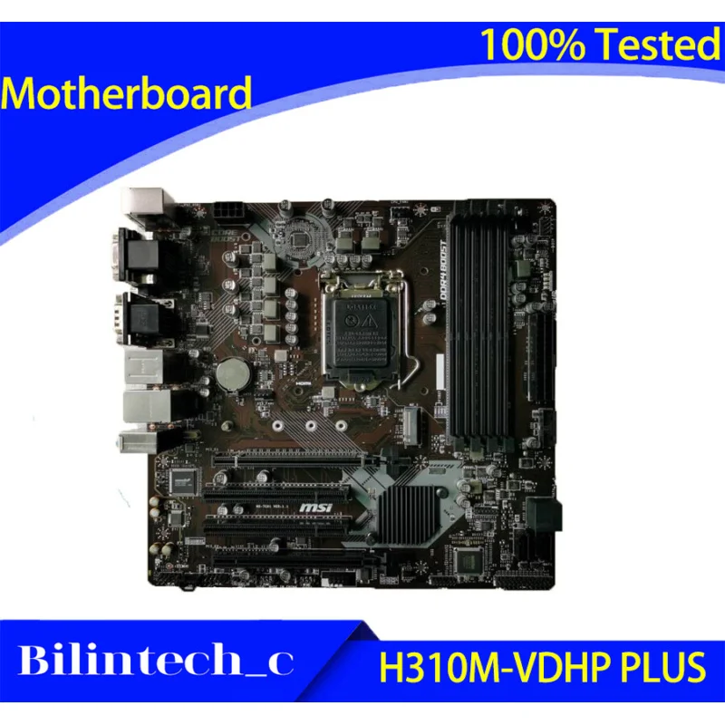 

FOR MSI H310M-VDHP PLUS Motherboard Supports 8/9th Generations 8100 9400F DDR4