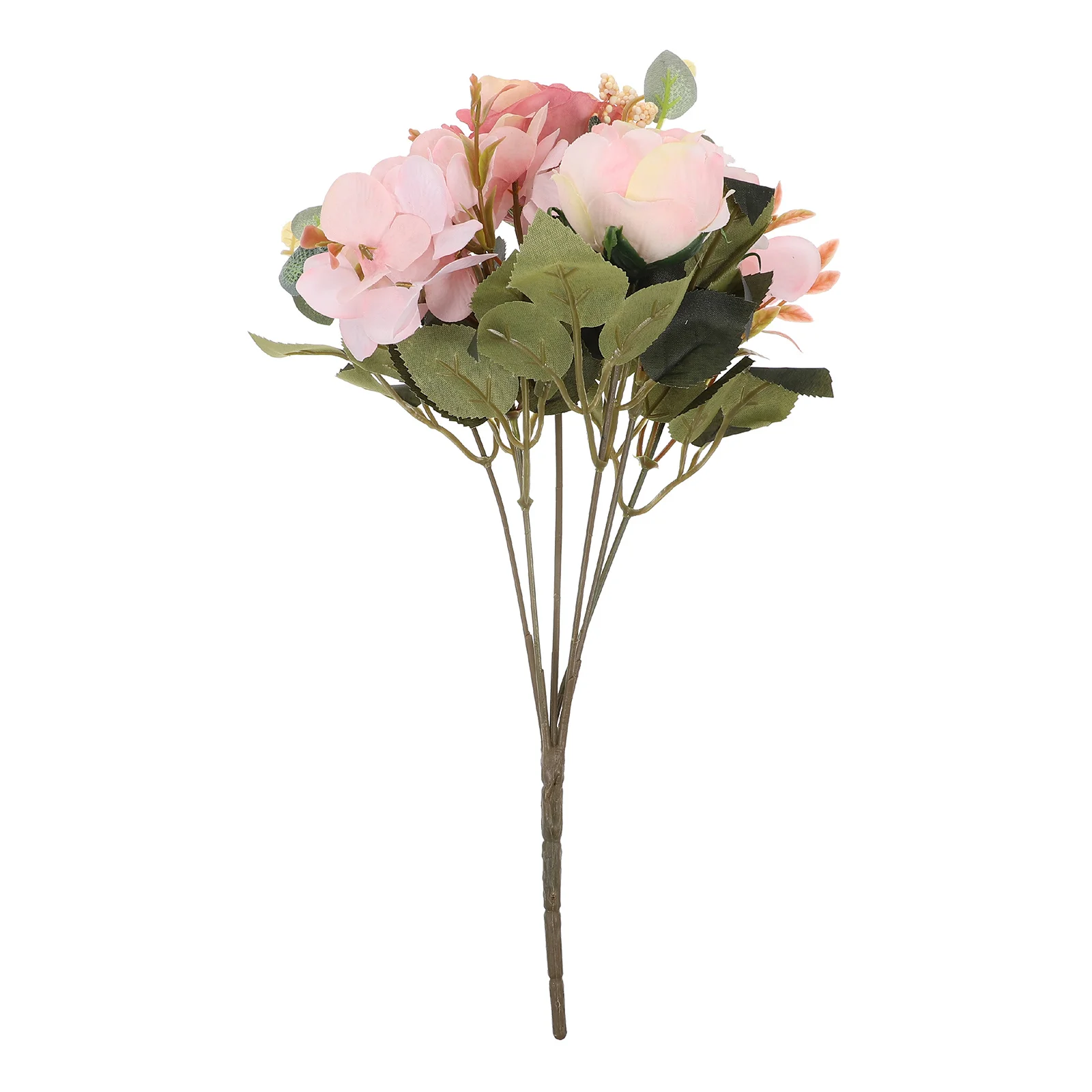 

1Pcs Simulated Hydrangea Flower Bouquet Decorative Artificial Floral Arrangement Home Office Shop Display Lifelike Fake Flower