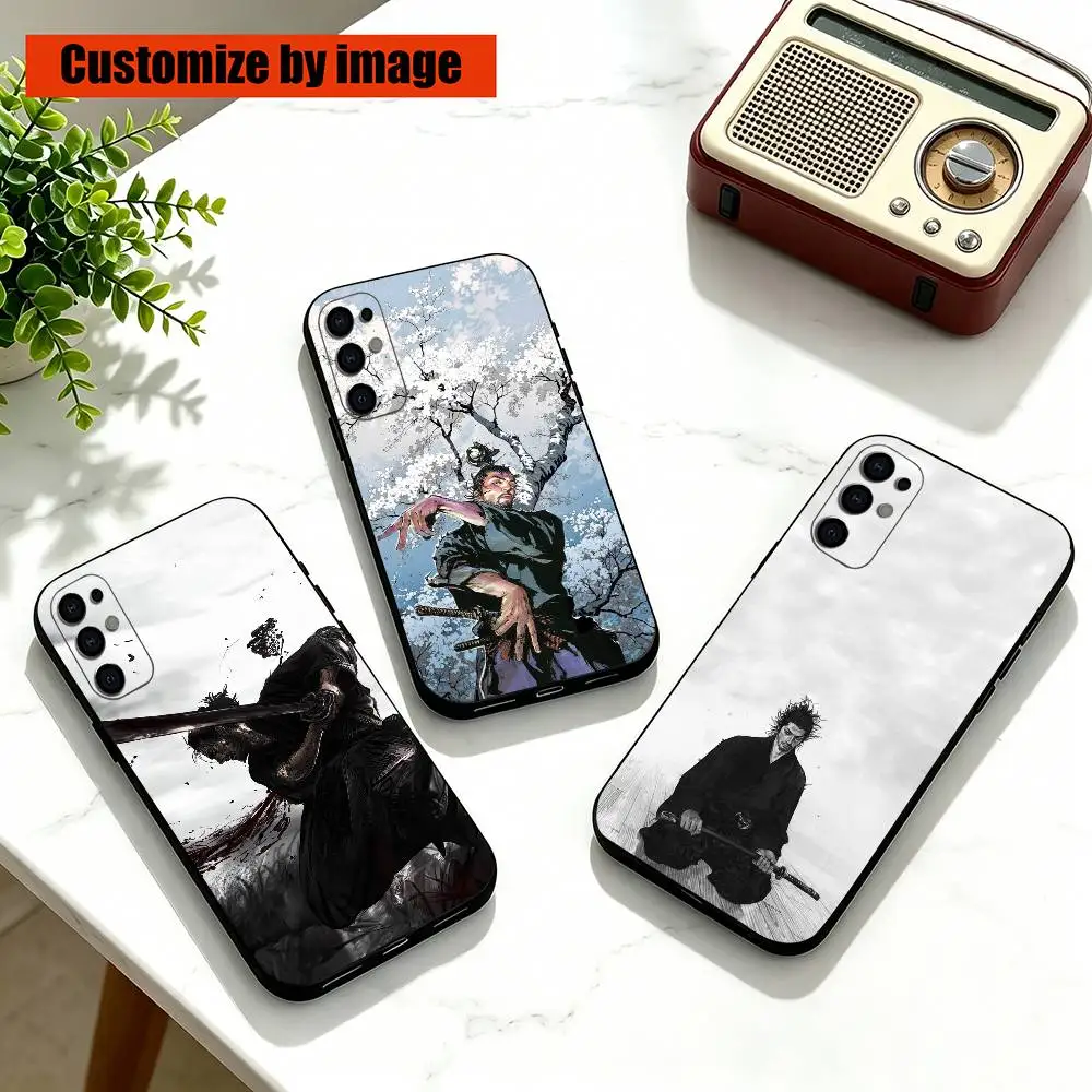 V-Vagabond Miyamoto Musashi  Phone Case Black Silicone Soft For Samsung S25,S24,S21,S22,S23,S30,Ultra,S20,Plus,Fe,Lite
