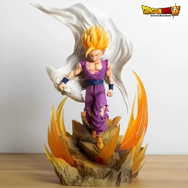 

Dragon Ball 37cm Z Figure Son Gohan Super Saiyan Anime Figure Gk Gohan Figurine Pvc Statue Model Doll Collectible Ornament Toys