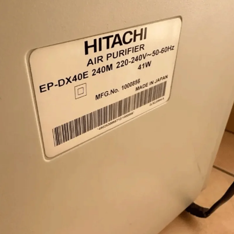 for Hitachi Air Purifier EP-DX40E HEPA Combined Carbon Filter