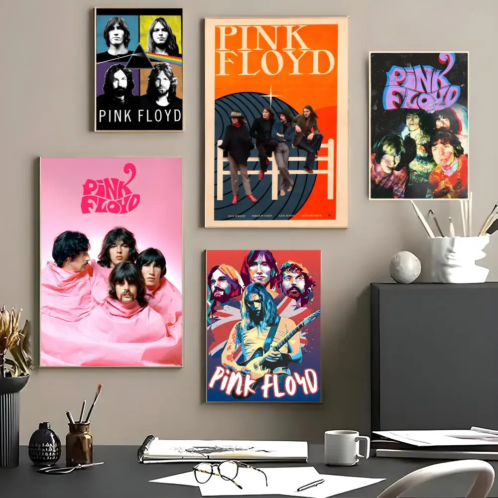 Musik – P-Pinks F-Floyds Poster, Leinwand-Wandkunst-Poster für Schlafzimmer, Wohnzimmer, Heimdekoration