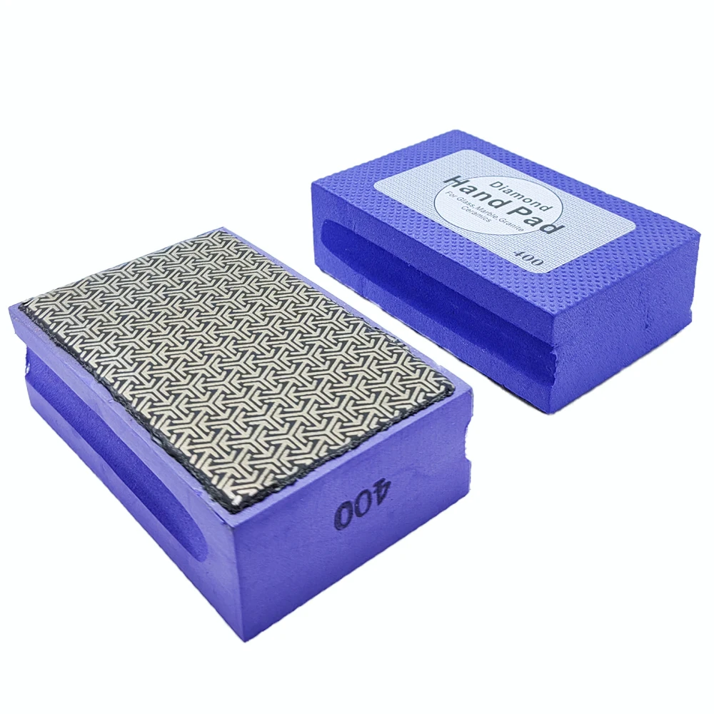 4 Pcs /Set Diamond Hand Sanding Pads For Tile Glass Abrasive Grinding Stone Marble Ceramic Abrasive Tool