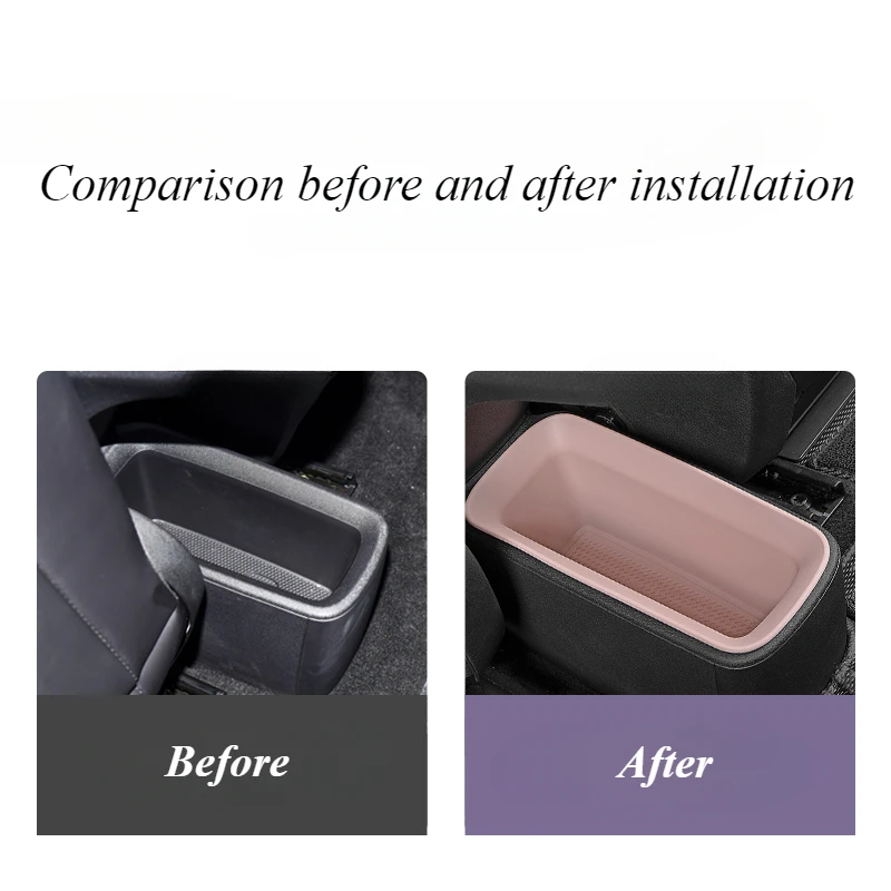 Für BYD Seagull Auto Hinten Lagerung Box Layered Wasserdicht Staub-proof Refit Müll Box Innen Liefert Geändert Auto Zubehör – Detail 3