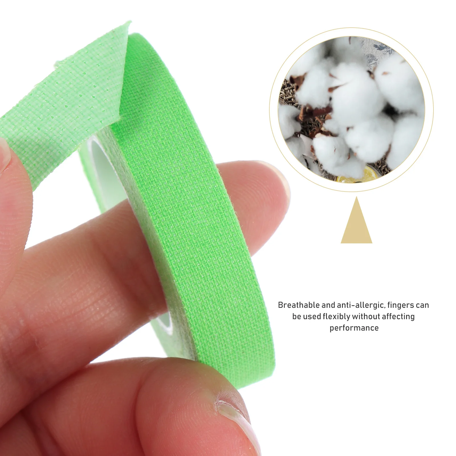 

5pcs Green Finger Adhesive Breathable For Guzheng Tapes Breathable Adhesive Finger Tapes for Pipa Supplies Stage Performance