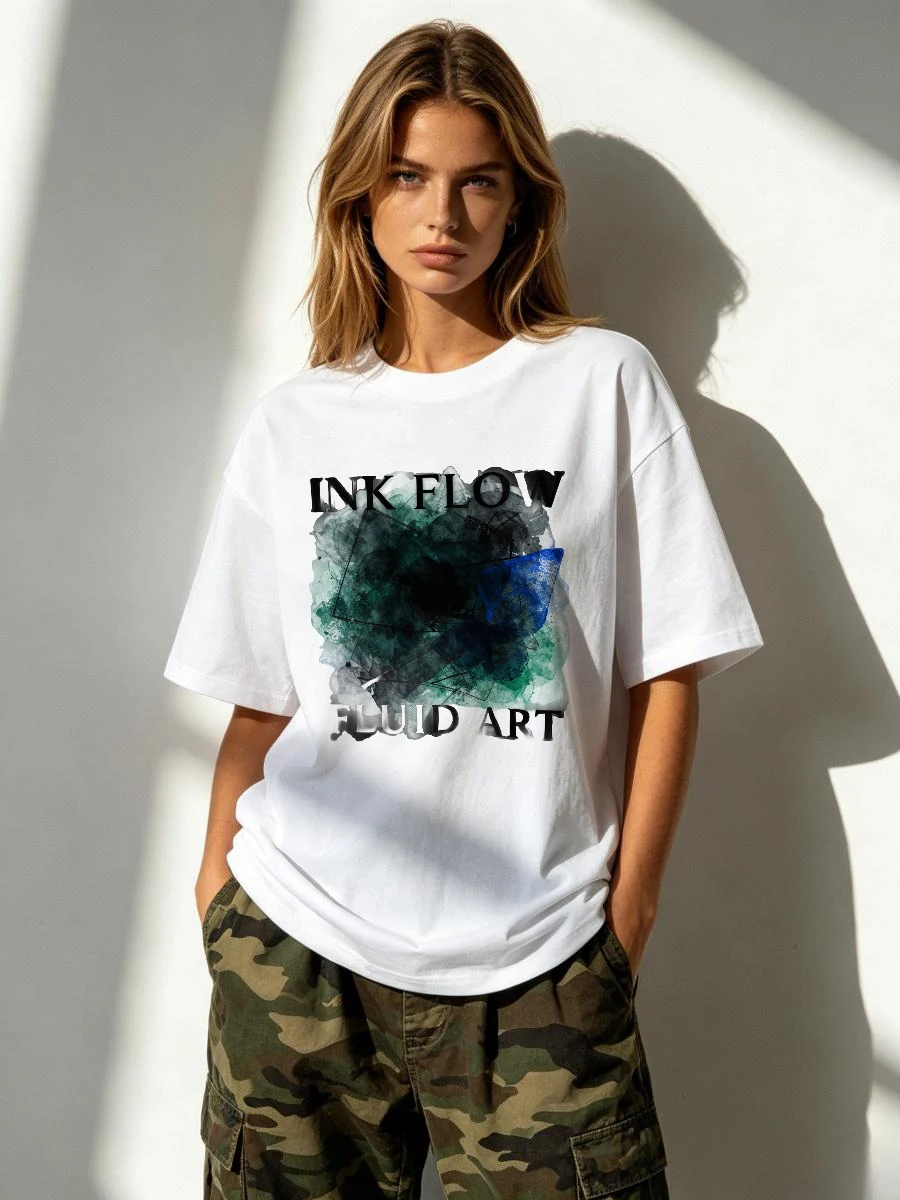 T-shirts Vêtements de vent Tenues légères Vêtements d'air Vêtements ciel Vêtements nuages Mode du ciel Style du paradis Bonheur Joie Tendance