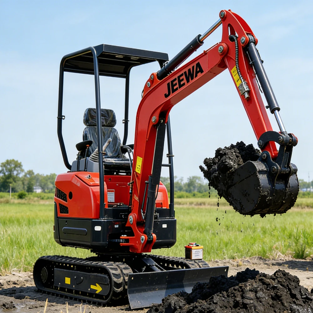 รถขุดขนาดเล็ก 2 ตัน อเนกประสงค์สำหรับงานเกษตร งานวิศวกรรม และงานสวนผลไม้