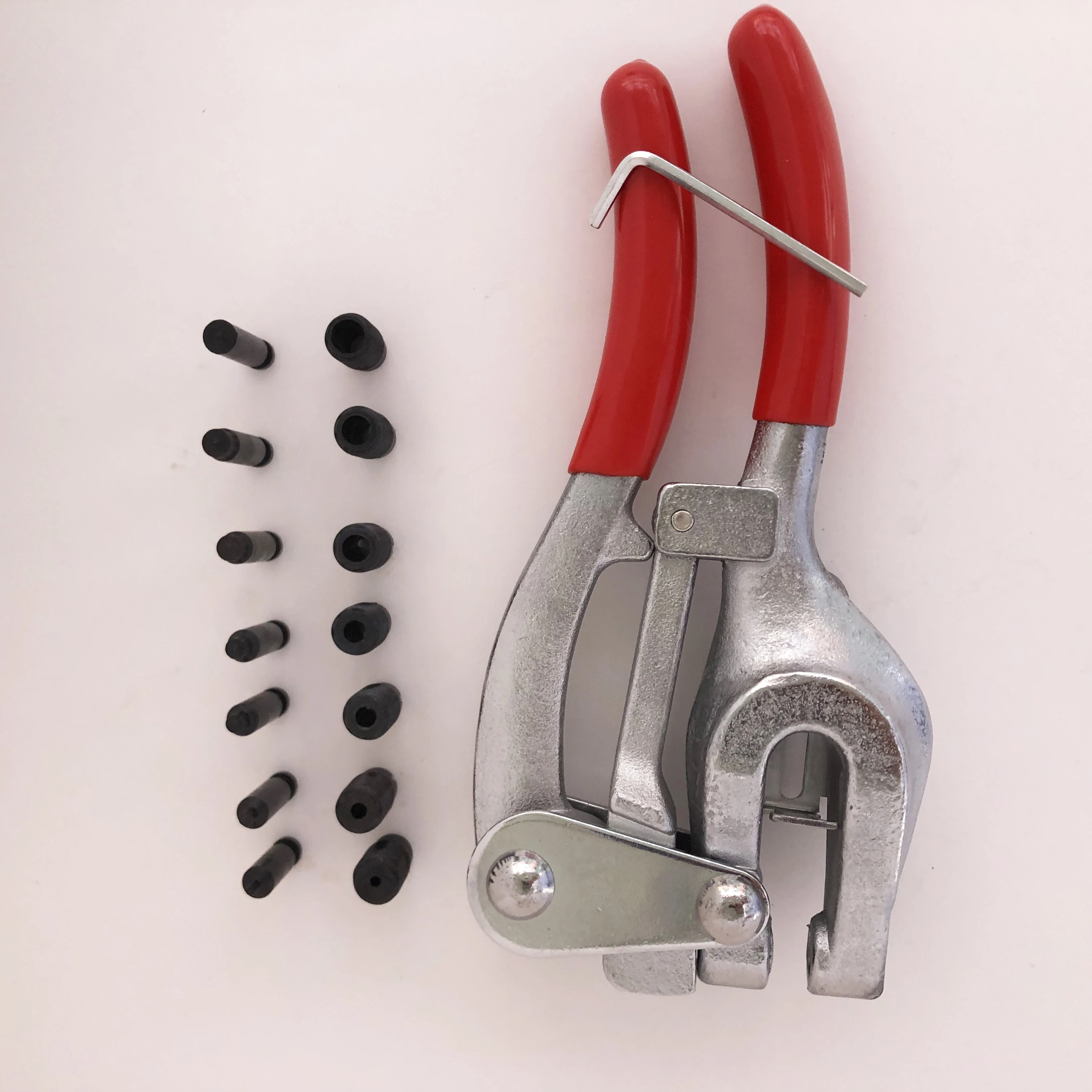 Conjunto de alicates de perfuração de 9 polegadas, mecânico, resistente, couro, multiferramenta, ferramentas adequadas para trabalhar madeira, etc.