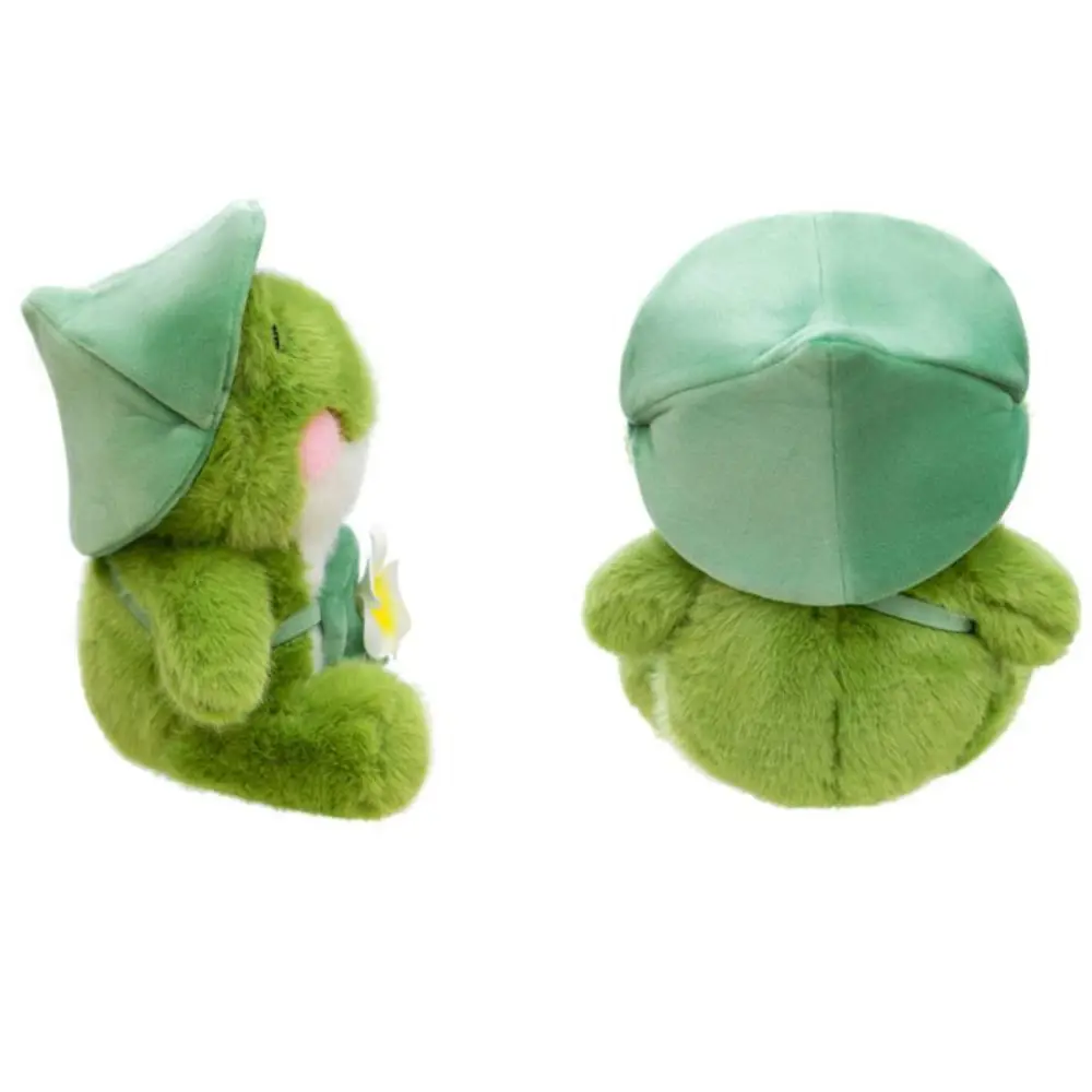 Peluche a Forma di Rana Verde, Giocattolo Morbido e Soffice, Cuscino Animale Cartoon, Regalo per Bambini