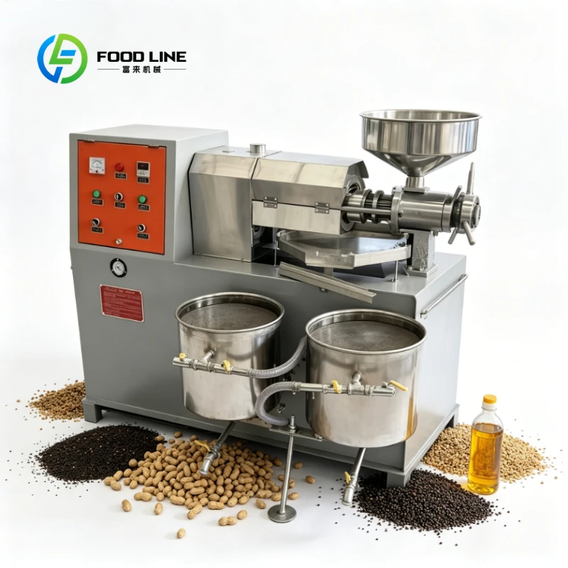 Customized Cold & Hot Press Screw Oil Machine, 220V Automatic Press for Peanut, Sesame, Palm & Mustard Seed Oil Making