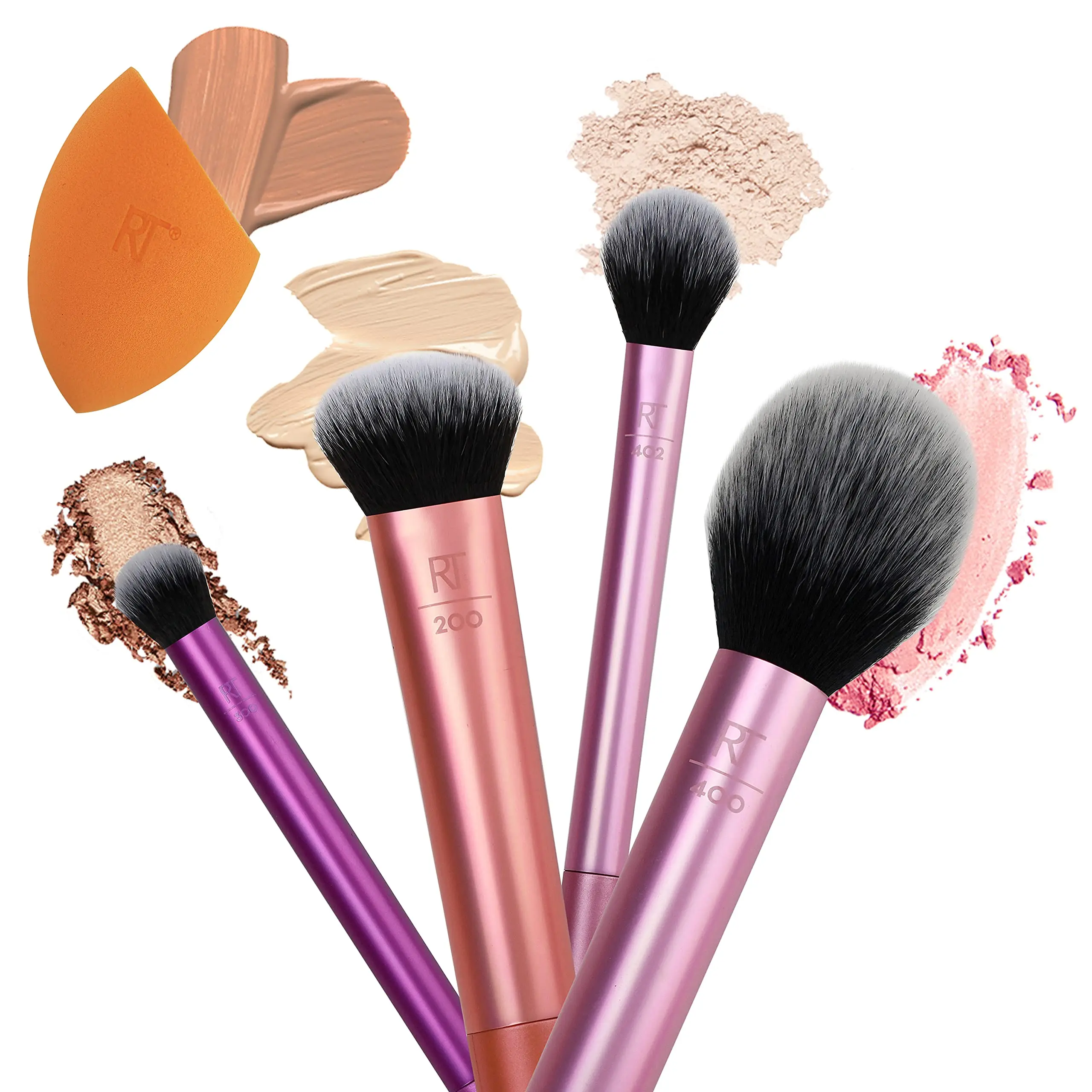 makeup brushes set for cosmetic foundation powder blush eyeshadow kabuki blending real techniques make up brush beauty tool