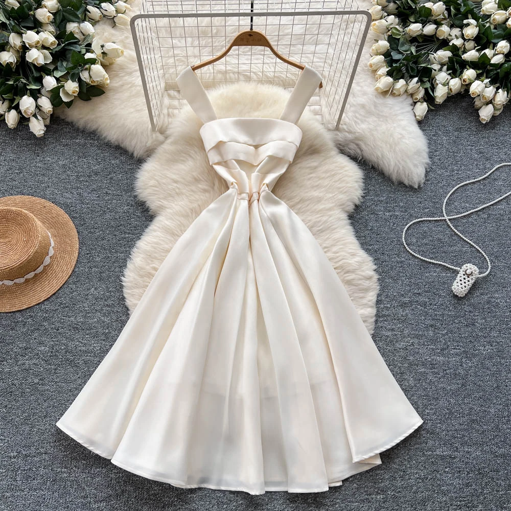 

Chic slim Dress High Waist Evening Party Long dress Women High Street ball gown ceremony dresses