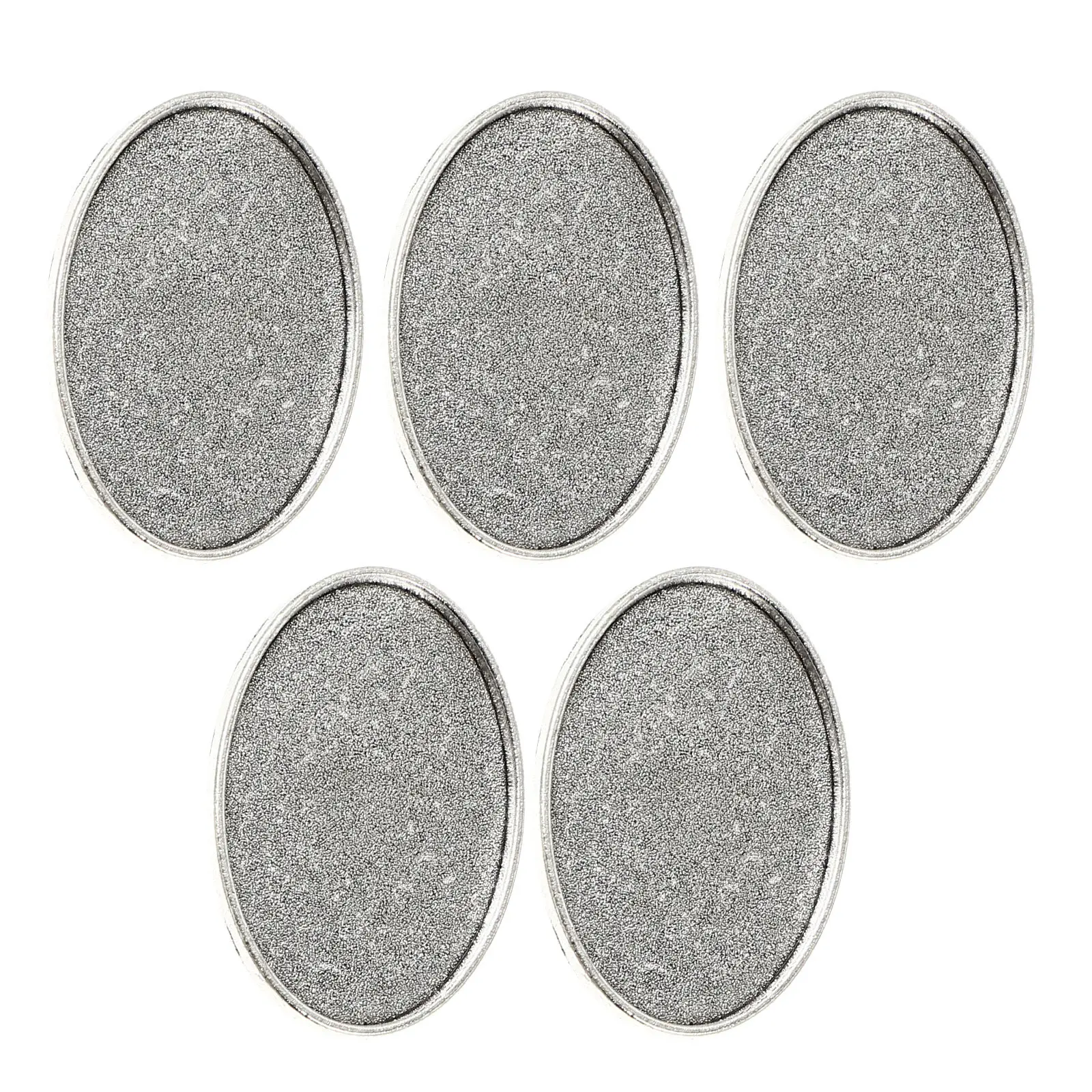 5Pcs Alloy Brooch Base Tray 25Mm Hollow Round DIY Jewelry Making Tray Breastpin Accessories Base Holder for Home