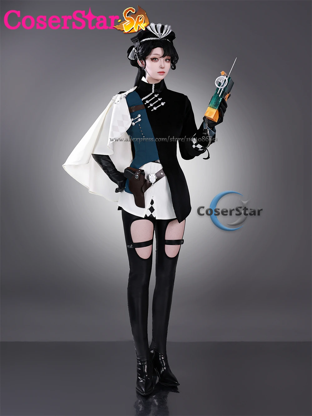 CoserStar-SR juego inverso: 1999 Liang Yue disfraz de Cosplay Liang Yue vestido de Cosplay carnaval cómic animación fiesta peluca zapatos